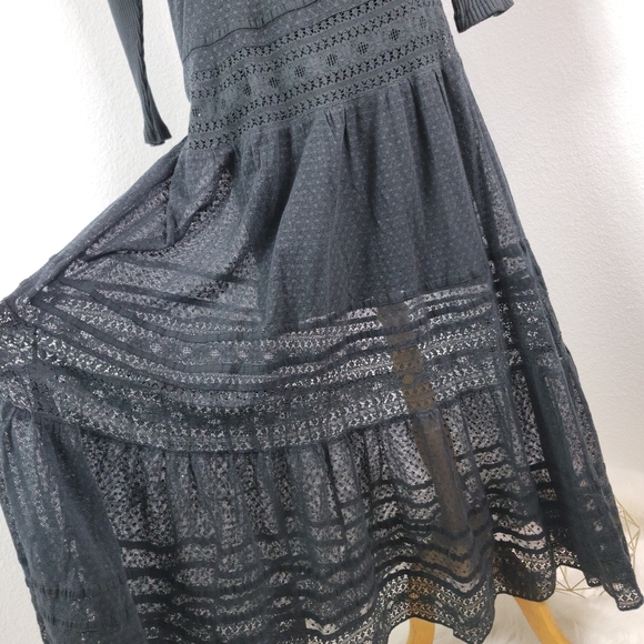 FREE PEOPLE Earth ANGEL MIDI DRESS - Picture 10 of 16